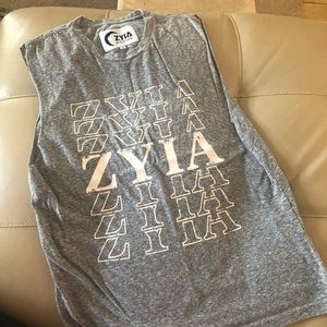 Gray ZYIA ZYIA ZYIA Vintage Tank